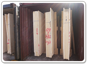 Marble slabs bundle packing by Mirage Marble