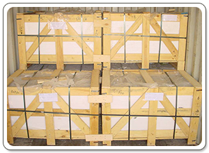 Marble wooden crates packing by Mirage Marble